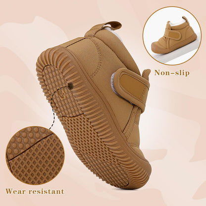 1-5 Years Baby Boys Girls Boots First Walking Shoes Toddler Winter Boots Warne Fur Lined Winter Shoes