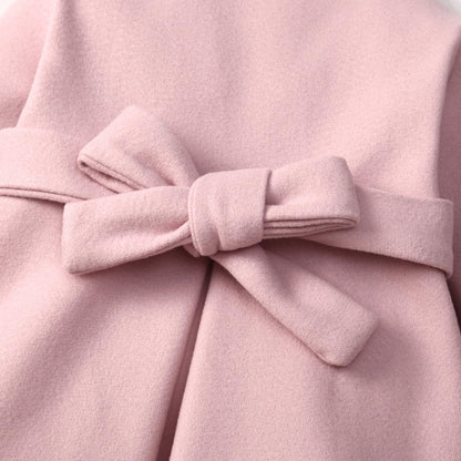 Kleinkind Baby Mädchen Kleidung Jacke Mantel Langarm Plain Knöpfe Kleid Mantel Herbst Outfit