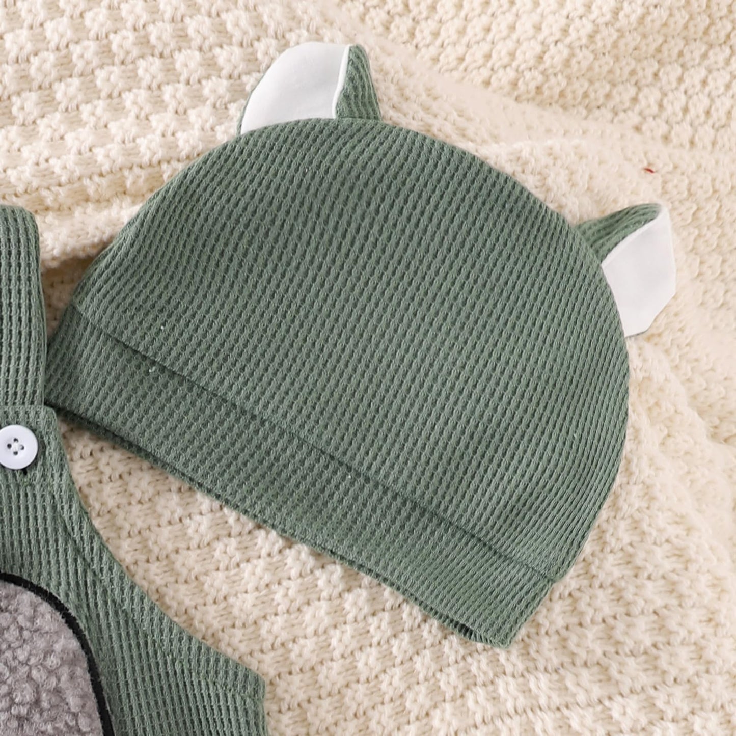 Kleinkind Baby Jungen Outfits Neugeborenes Baby Jungen Kleidung Stickerei Elefant Overalls Latzhose Hosenträger Hosen und Hut Kleinkinder Jungen 2-teiliges Kleidungset