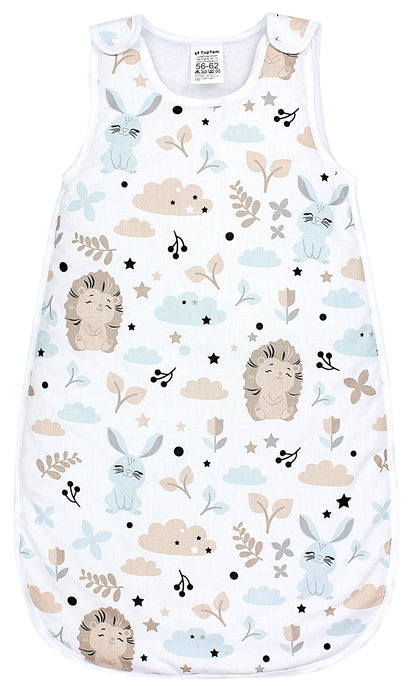 TupTam Baby Sleeping Bag 2.5 Tog - Oeko-Tex All-Year Sleeping Bag Children with Side Zip, Sleeveless