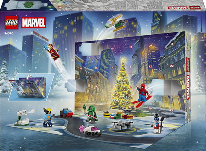 LEGO Marvel Adventskalender 2026 Spielzeug für Kinder ab 6 Jahren 76340