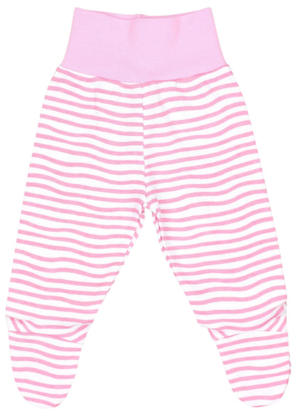 TupTam Baby Girl’s Romper suit with feet, pack of 3