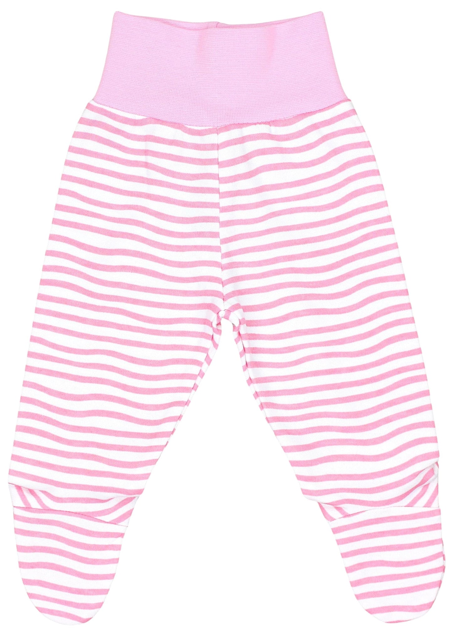 TupTam Baby Strampelhose Jungen Mädchen Hose mit Fuß 5er Pack