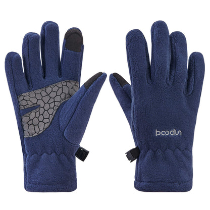Arcweg Children's Gloves, Fleece, Warm Running Gloves, Winter Gloves, Non-Slip Cycling Gloves, Touchscreen Gloves for Boys and Girls, Finger Gloves for Sports, Outdoor, Camping, Hiking, Running