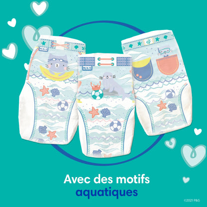 Pampers Baby Nappies Size 4-5, Splashers, Pack of 11, Disposable Swim Nappies for Safe Protection in the Water