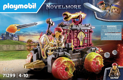PLAYMOBIL Novelmore 71642 Arwynns Castle, Knight's Castle, Includes Three Knights and Numerous Accessories for Realistic Battles, Action-packed Toy for Children from 4 Years