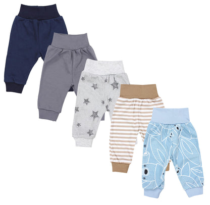 TupTam Pumphose Baby 5er Pack Unisex - Bequeme Baby Hose für Jungen und Mädchen aus Oeko-Tex Baumwolle