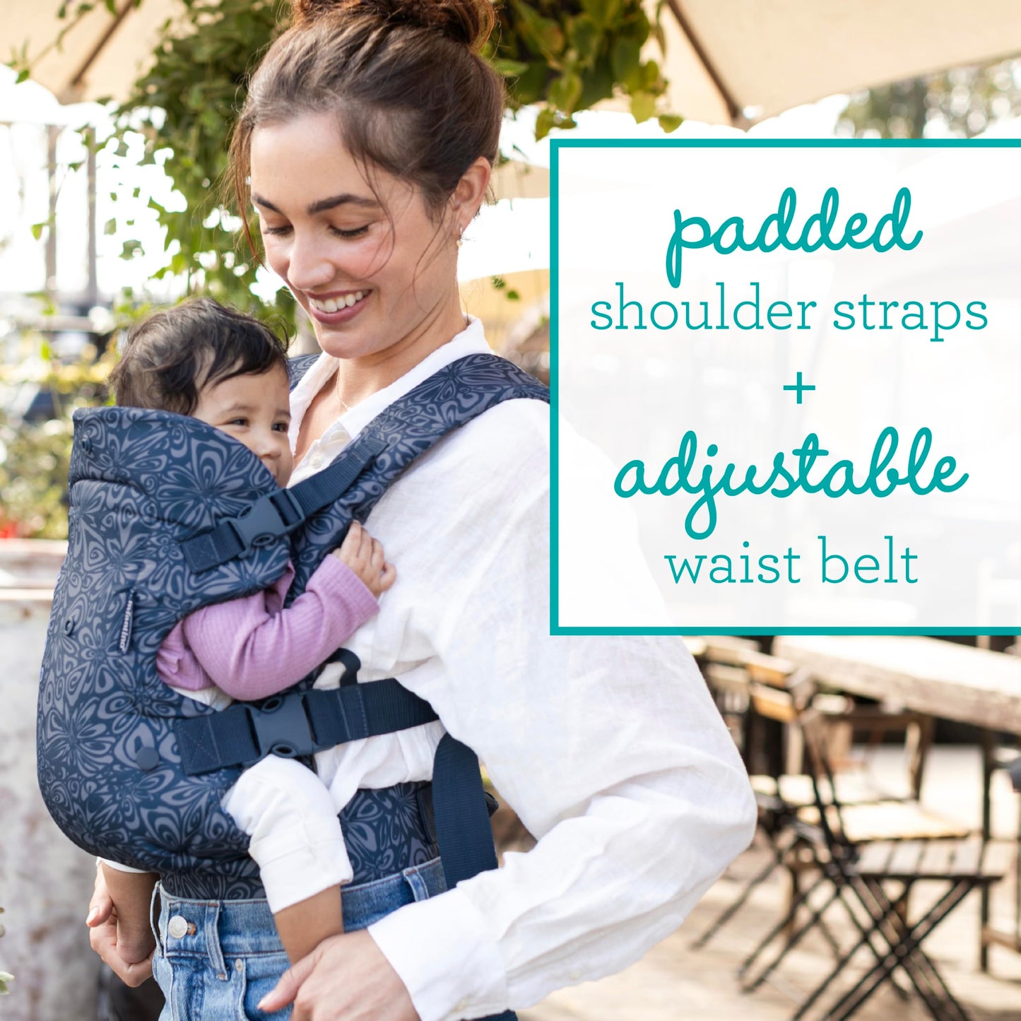 Infantino Flip Advanced 4-in-1 Babytrage, Ergonomisch, Umwandelbar, mit Blickrichtung Nach Innen und Außen, Vorne und Hinten Tragbar für Neugeborene bis Kleinkinder von 3,6-14,5 kg, Grau
