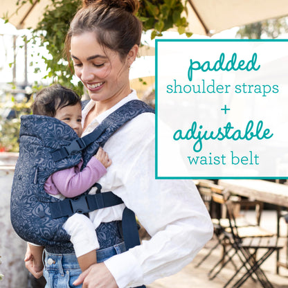 Infantino Flip Advanced 4-in-1 Babytrage, Ergonomisch, Umwandelbar, mit Blickrichtung Nach Innen und Außen, Vorne und Hinten Tragbar für Neugeborene bis Kleinkinder von 3,6-14,5 kg, Grau