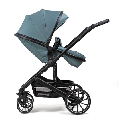Pixini Neyla Combi Pushchair with Accessories (3-in-1 Set with Baby Seat Black/Black)