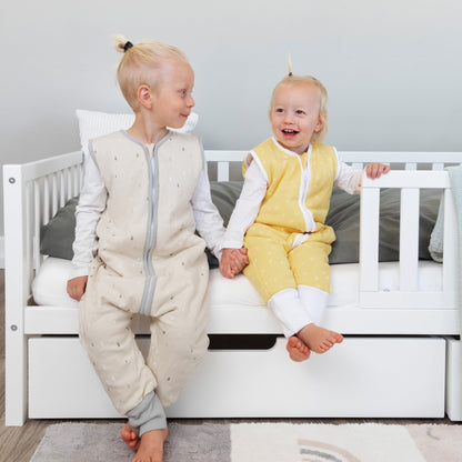 Ehrenkind® Baby Sleeping Bag with Feet, 2.5 Tog, Organic Cotton, All-Year Sleeping Bag, Oeko-Tex Seal, Children’s Winter and Summer Sleeping Bag
