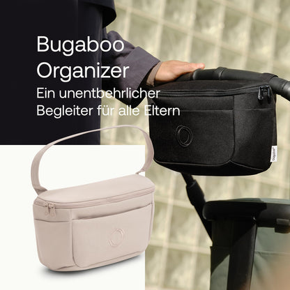 Bugaboo Kinderwagen Organizer-Tasche mit leicht zugänglichen Fächern. Praktisches Accessoire für alle Baby-Essentials in Midnight Black