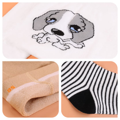 L&K-II Pack of 4 Baby Tights for Baby Boys with Dog Lions Monkeys Bears and Car Motif 2760