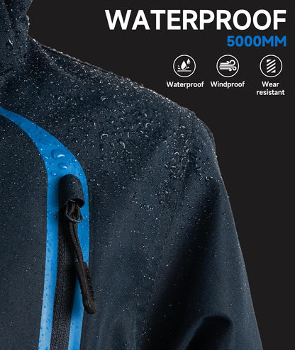 YoungSoul Children's Waterproof Rain Jacket with Removable Hood