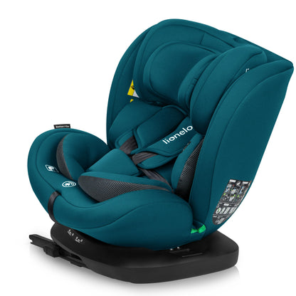 LIONELO Bastiaan i-Size One 360o drehbarer Autositz für Kinder von 40-150 cm, Montage in Fahrtrichtung und entgegen der Fahrtrichtung möglich, ISOFIX Pas TopTether Einstellbare Rückenlehne - Meloni2