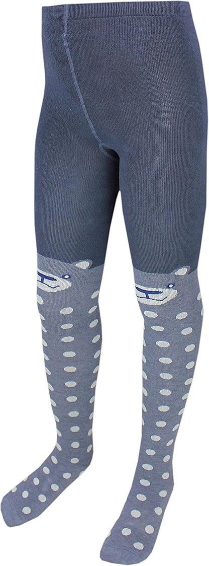 TupTam, Girls' Knitted Tights, Colourful Pattern, Pack of 6