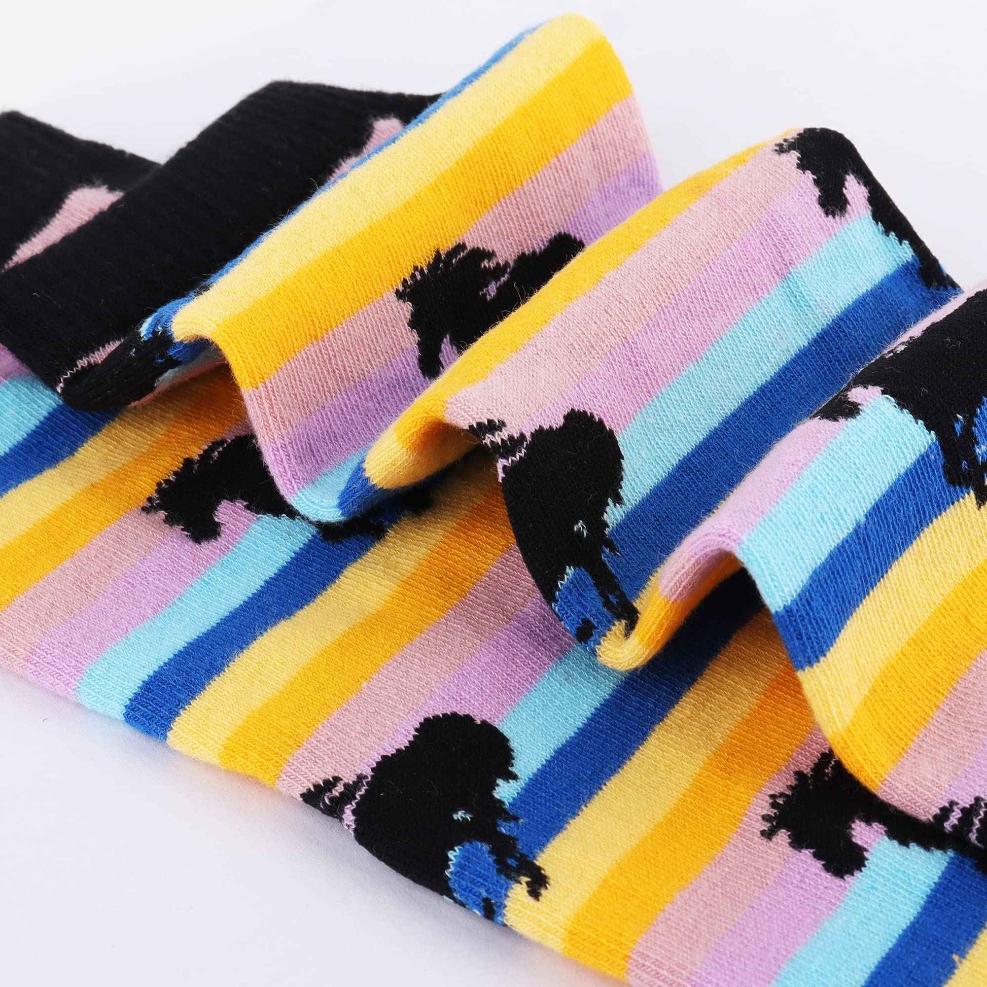 Belloxis Women's Socks 39-42 Horse Girls Gift Knee Socks Women's Rider Cotton Socks