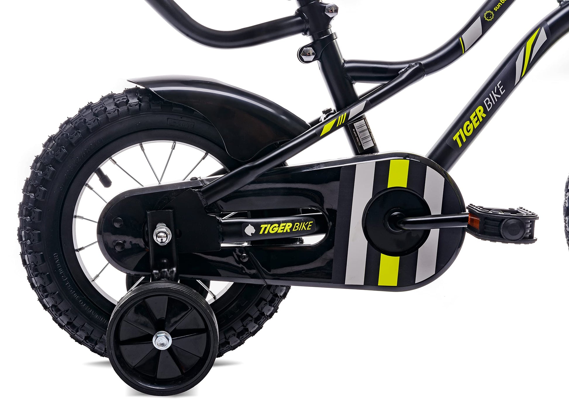 sun baby Jungenfahrrad Kinderfahrrad 14 und 16 Zoll Jungen Tiger Tracker Bike Leicht Stützräder mit Schubstange ab 2-6 Jahre BMX Fahrrad Kinder - Meloni2
