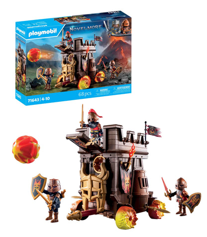 PLAYMOBIL Novelmore 71642 Arwynns Castle, Knight's Castle, Includes Three Knights and Numerous Accessories for Realistic Battles, Action-packed Toy for Children from 4 Years