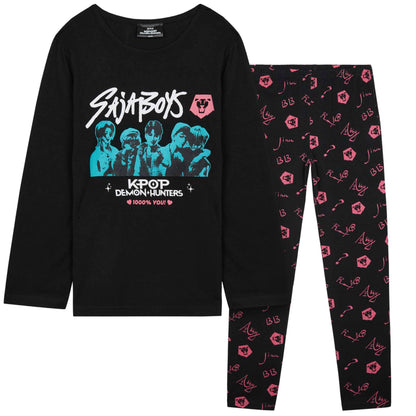 KPop Demon Hunters Girls Teens 5-14 Soft Fabric Pyjamas Set Anime Demon Hunter Merch Gifts for Kids