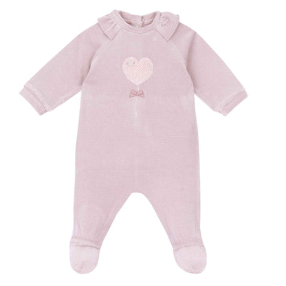 Chicco, Baby romper for boys and girls made of warm and soft velour, with practical button opening, ideal for winter, baby clothes for 0-24 months, designed in Italy