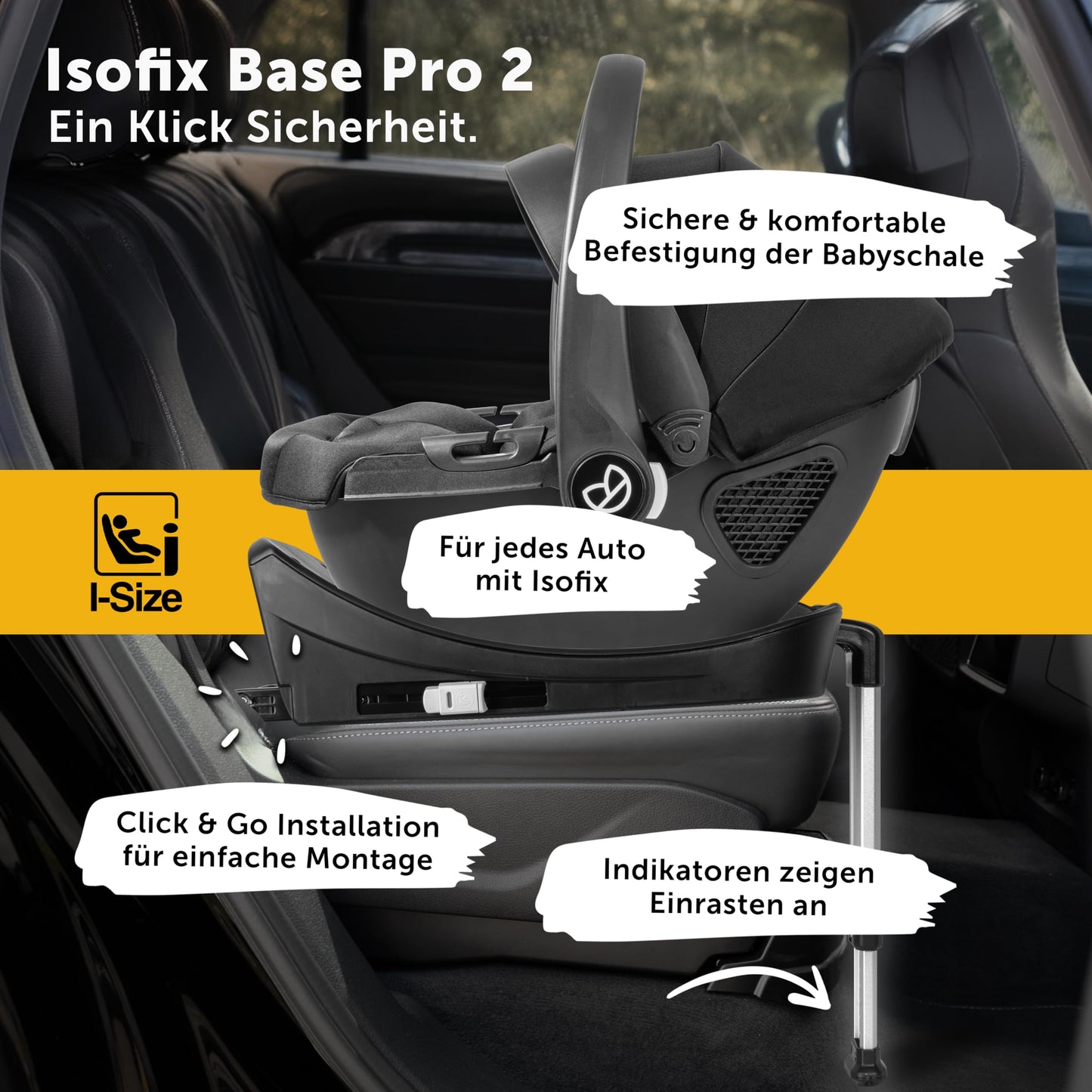Bergsteiger Capri 3-in-1 Combination Pushchair - Baby Carrier, Sports Seat & i-Size Baby Seat, Pneumatic Tyres, Suspension, Height-Adjustable Handle, Foldable, Accessories