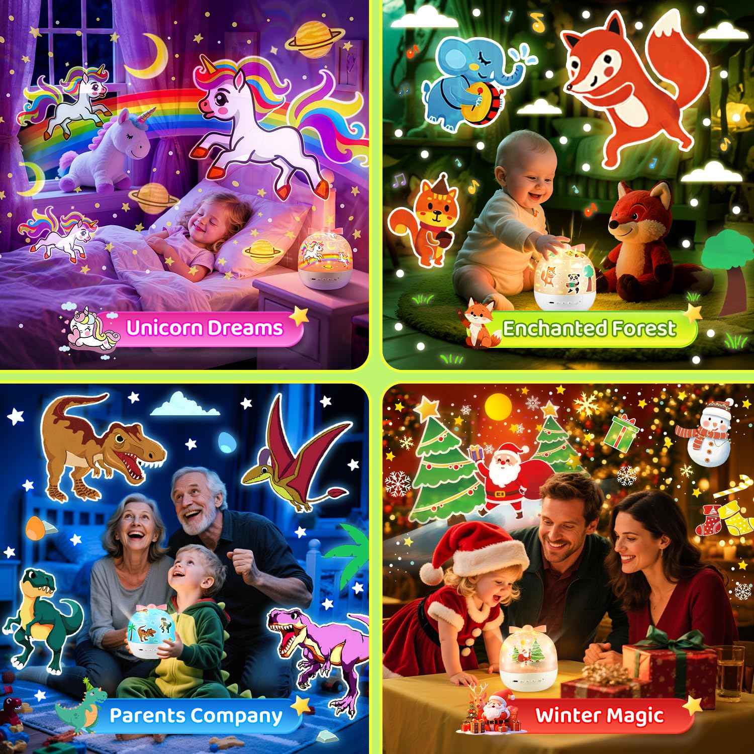 Sternenhimmel Projektor Kinder mit 15 Film, Nachtlicht Kinder Nachtlicht Baby, Bluetooth Sternenprojektor Galaxy Projektor, Geschenke für Mädchen Kinder Geschenke Mädchen, Kinderzimmer Deko