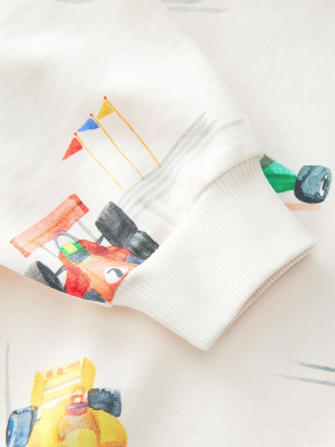 NEXT Gemustertes Sweatshirt aus 100% Baumwolle