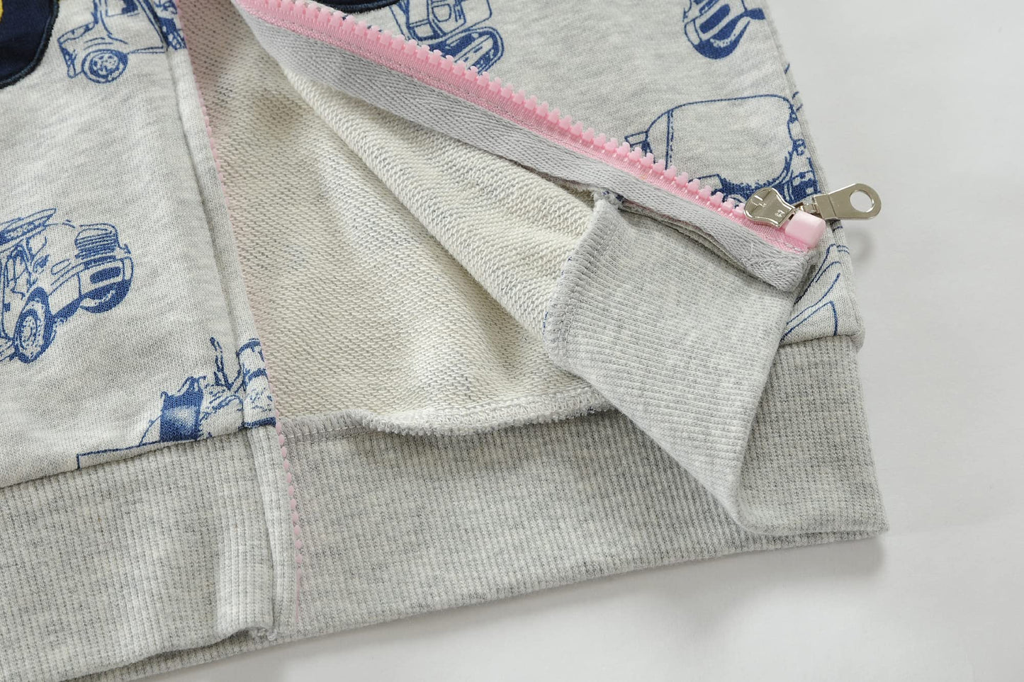 CM-Kid Hoodie Boys Hoodie Zipper Sweat Jacket Long Sleeve Children Cotton Hooded Jacket Warm Tops Size 92-122 