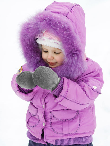 Boyiee 3 Pairs Newborn Baby and Toddler Winter Mittens Gloves Fleece