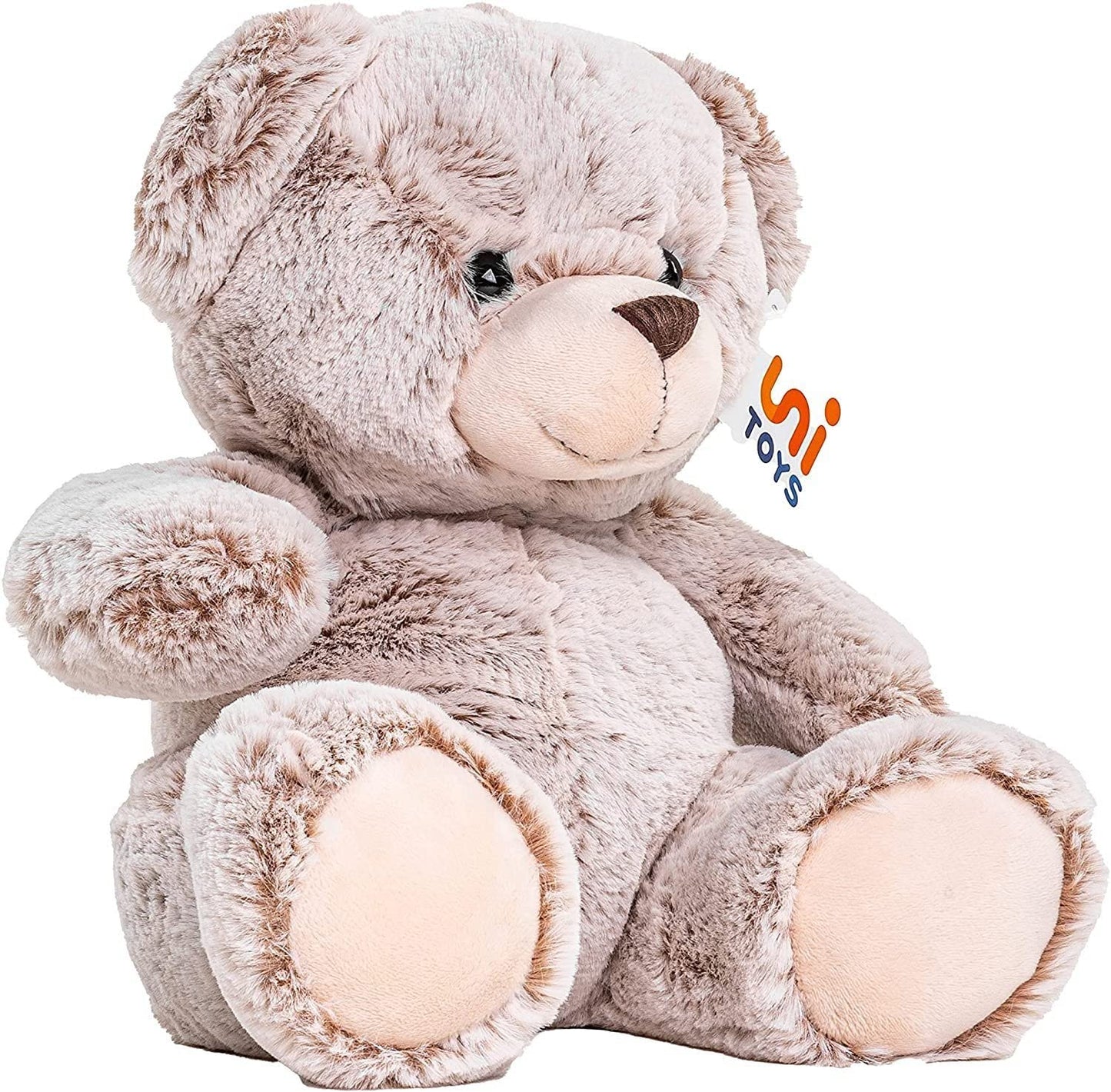 Uni-Toys - Teddy Bear, Super Soft (Dark Brown) - 24 cm (Height) - Plush Bear, Teddy - Plush Toy, Cuddly Toy