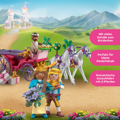 PLAYMOBIL | Princess Magic | Prinzessinnenschloss mit Königspaar | Prinzessinnen Spielzeug | Schloss Spielset | Märchen Spielzeug für Kinder ab 4 Jahren | 71845