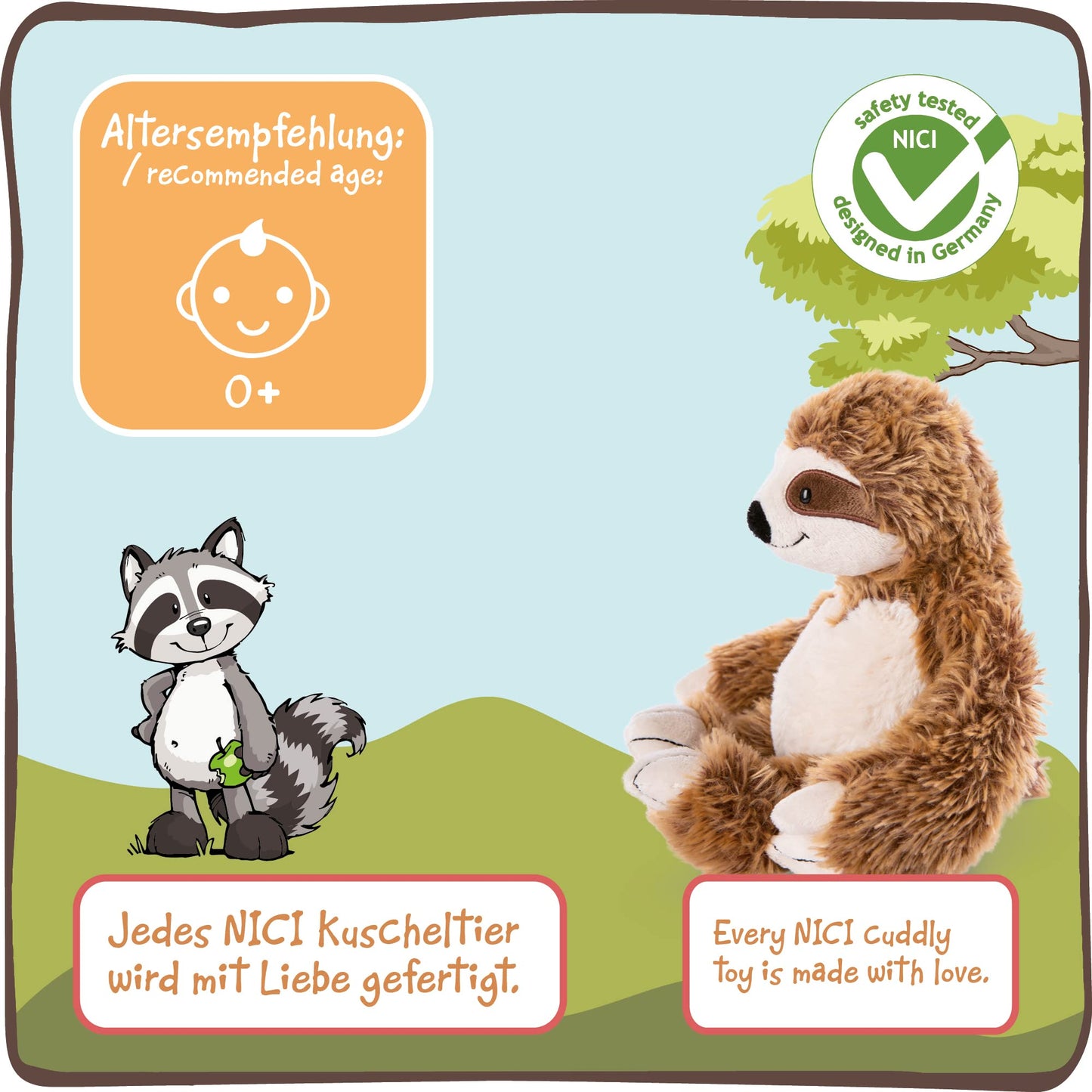 NICI Kuscheltier Koala 25 cm – Koala Plüschtier für Mädchen, Jungen & Babys – Flauschiger Stofftier Koala zum Spielen, Sammeln & Kuscheln – Gemütliches Schmusetier