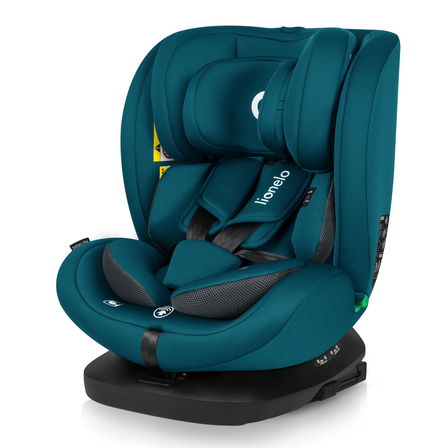 LIONELO Bastiaan i-Size One 360o drehbarer Autositz für Kinder von 40-150 cm, Montage in Fahrtrichtung und entgegen der Fahrtrichtung möglich, ISOFIX Pas TopTether Einstellbare Rückenlehne - Meloni2