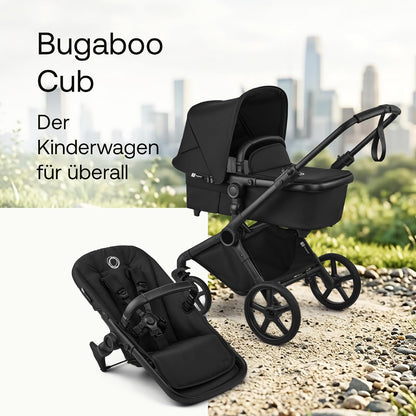 Bugaboo Cub All-Terrain Kinderwagen für Neugeborene und Kleinkinder