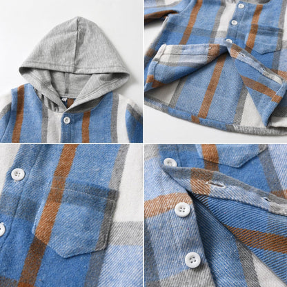 Kleinkind Baby Jungen Kleidung Outfit 2 Stück Baumwolle Plaid Junge Hoodies Shirt Tops Hosen Set Kleine Jungen Anzug Kinder Trainingsanzug Frühling Herbst Kleidung Set