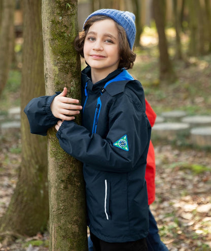 YoungSoul Children's Waterproof Rain Jacket with Removable Hood