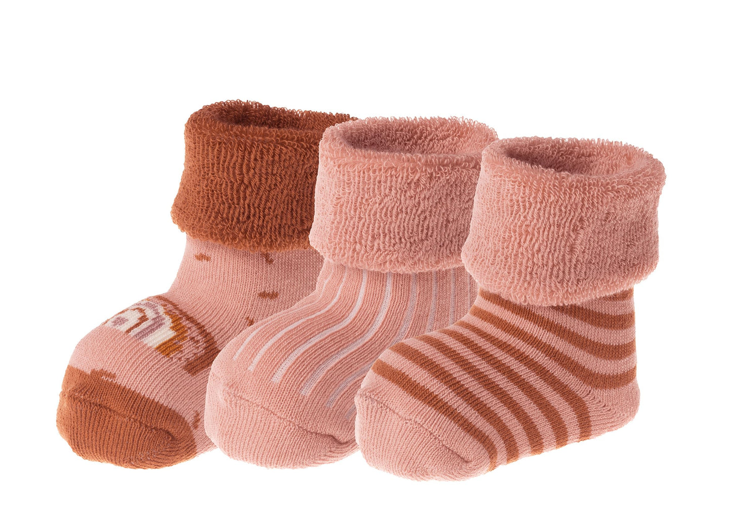 Jacob's – Erstlingssöckchen Baby 3er Pack | Weiche Vollfrottee-Socken, OEKO-TEX® zertifiziert | Größe 0–3 Monate, hautfreundlich & wärmend