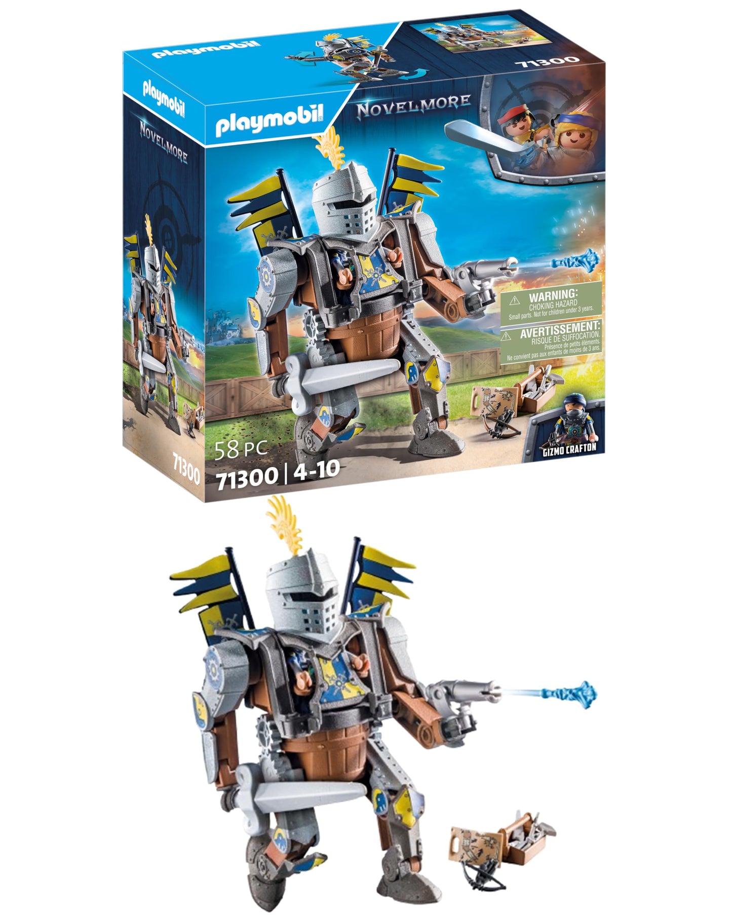 PLAYMOBIL Novelmore 71642 Arwynns Castle, Knight's Castle, Includes Three Knights and Numerous Accessories for Realistic Battles, Action-packed Toy for Children from 4 Years