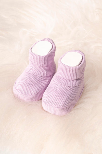 Generisch Baby Krabbel- Hausschuhe - Schuhe Neugeborene - Baumwolle - Diverse Farben - Mädchen - Jungs