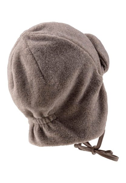 Sterntaler Aviator Hat with Ribbed Pattern - Subtle Striped 