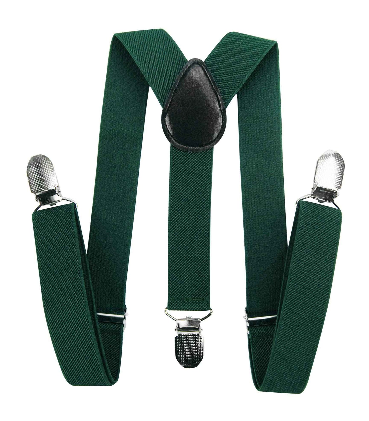 axy HTK25-1 Children's Boys Braces Y Shape Wide 2.5 cm with 3 Strong Clips Can be Combined with Bow Tie Plain Colours
