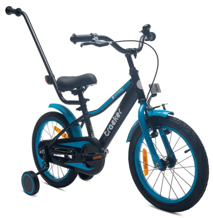 sun baby Jungenfahrrad Kinderfahrrad 14 und 16 Zoll Jungen Tiger Tracker Bike Leicht Stützräder mit Schubstange ab 2-6 Jahre BMX Fahrrad Kinder - Meloni2