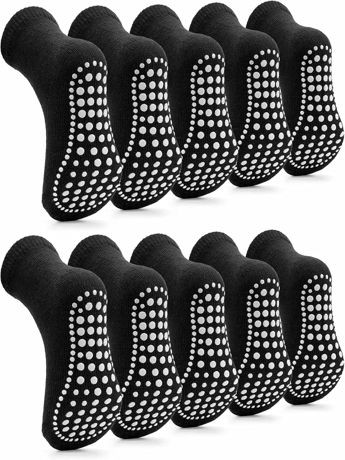 KOWAYI Stoppersocken Kinder 5/10 Paar ABS Rutschsocken Kinder Jungen, Mädchen, Baby Antirutschsocken 1-7 Jahre Grip Socken