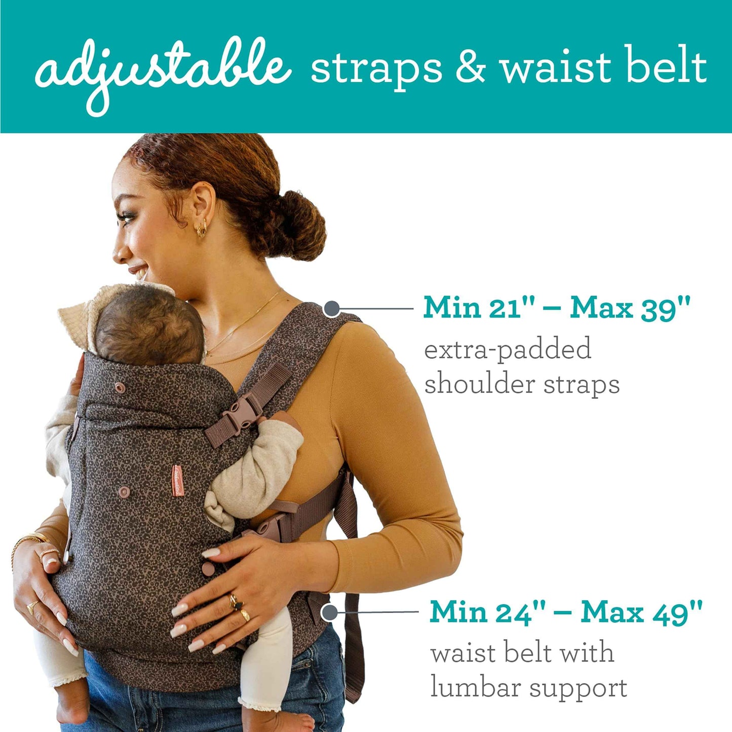 Infantino Flip Advanced 4-in-1 Babytrage, Ergonomisch, Umwandelbar, mit Blickrichtung Nach Innen und Außen, Vorne und Hinten Tragbar für Neugeborene bis Kleinkinder von 3,6-14,5 kg, Grau
