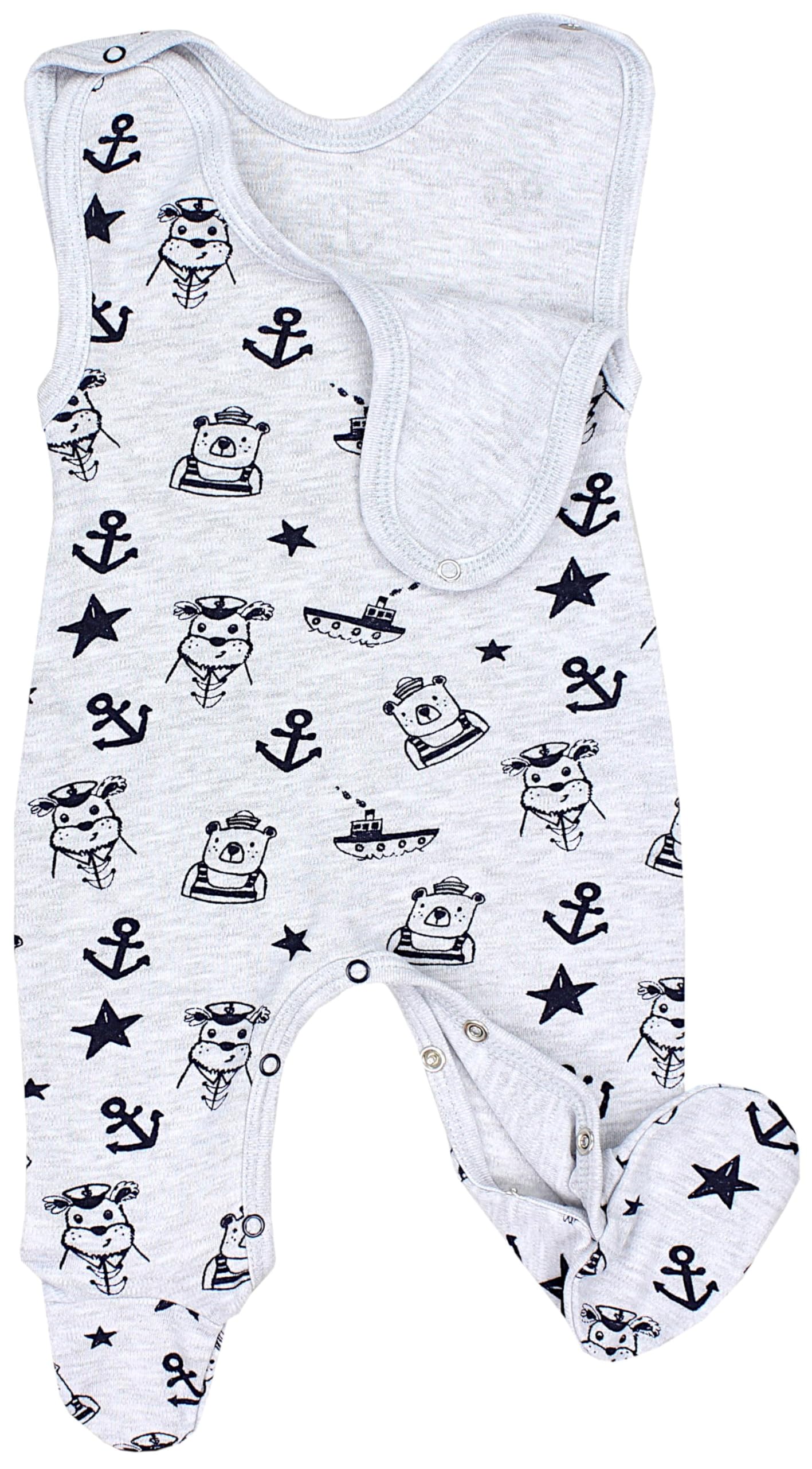 TupTam Baby Unisex Strampler mit Aufdruck Spruch 5er Pack
