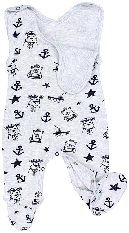 TupTam Baby Unisex Strampler mit Aufdruck Spruch 5er Pack