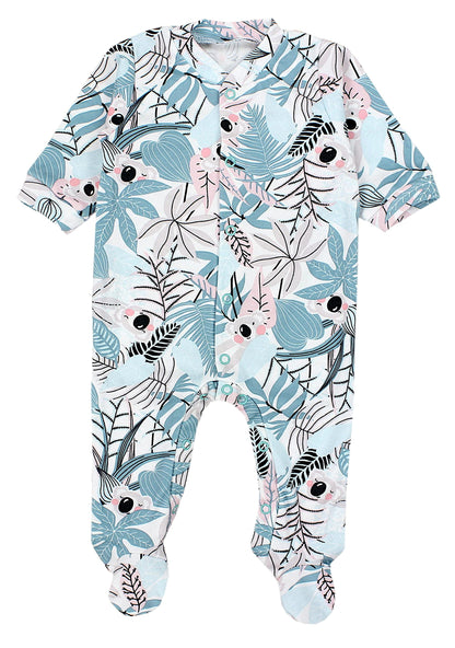 TupTam Baby Mädchen Schlafstrampler mit Fuß 3er Pack