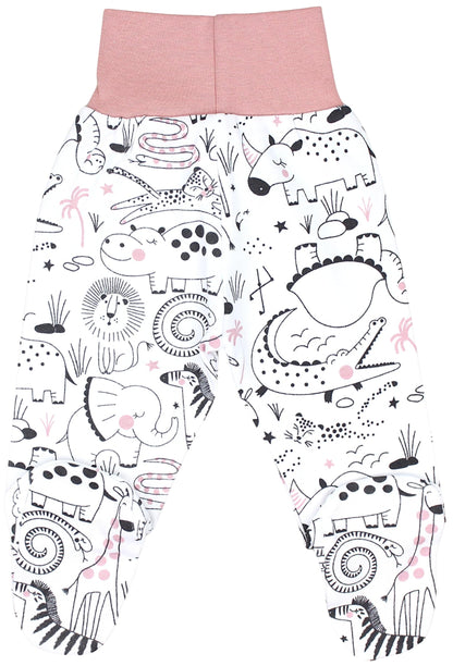 TupTam Baby Strampelhose Jungen Mädchen Hose mit Fuß 5er Pack