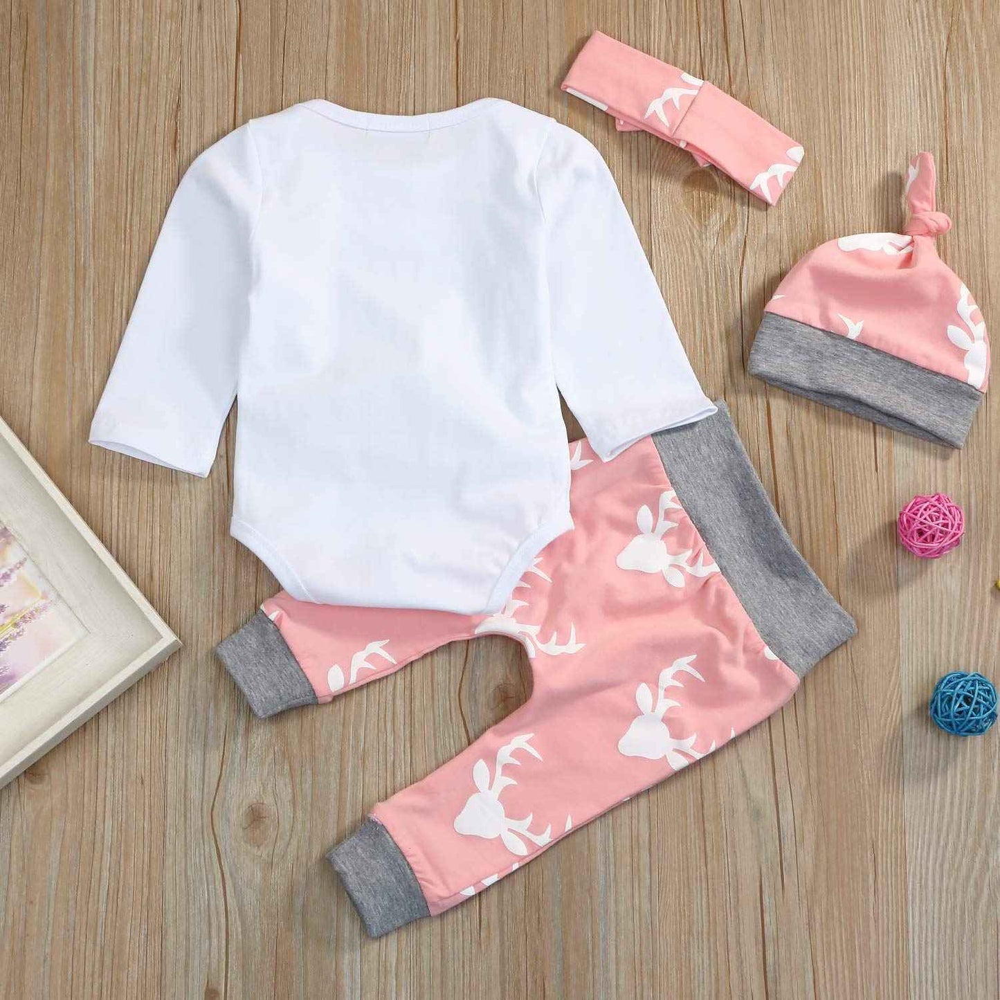 Juflam Neugeborene Baby Mädchen Kleidung Mama Sprüche Mama Mini Strampler Top Hose Outfit Set mit Stirnband